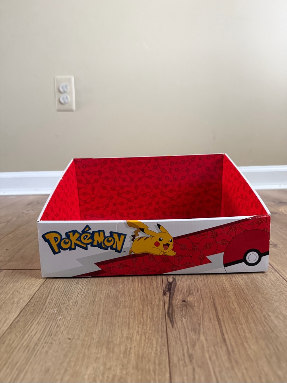 Jazwares Pokemon Pikachu Countertop Cardboard Retail Store Display Box